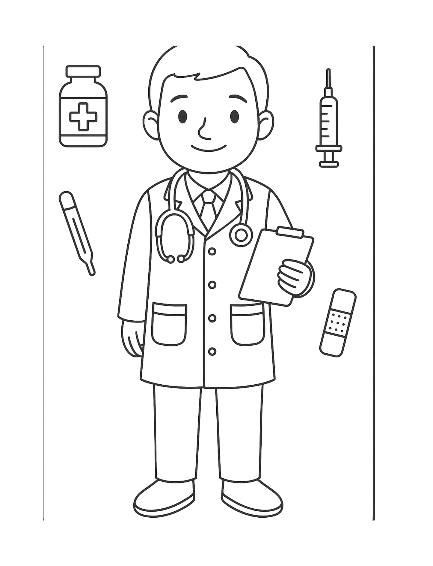 π©Ί When I Grow Up, I Want to Be a Doctor β Coloring & Learning Fun!