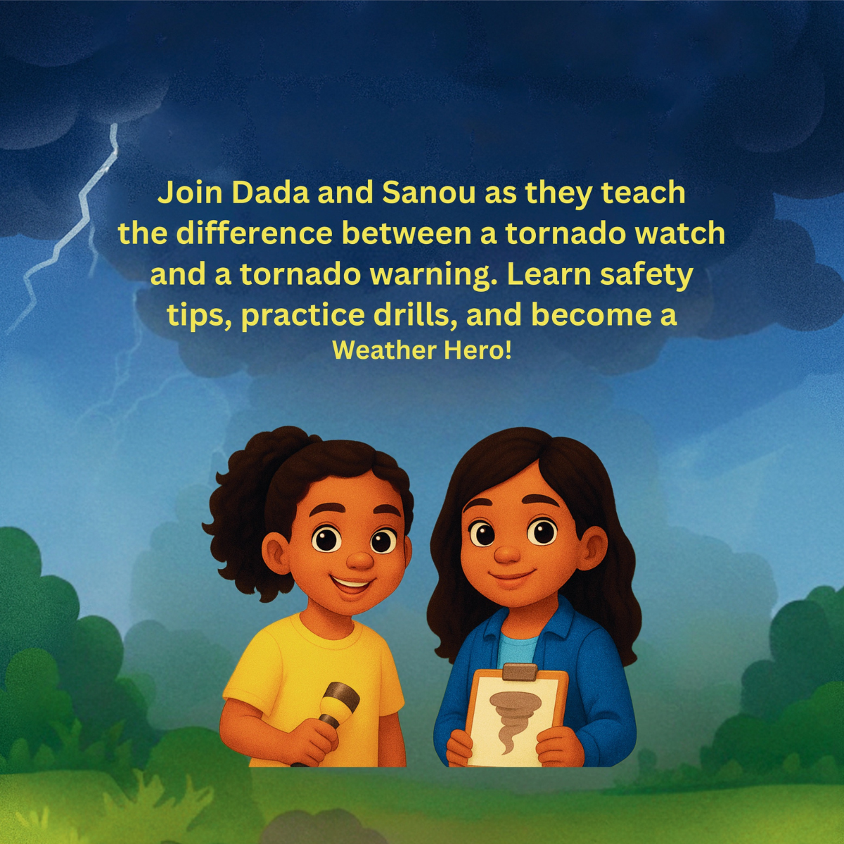 Tornado Watch or Warning? Let’s Learn the Weather Way! (Weather Safety: Let's learn the weather way)