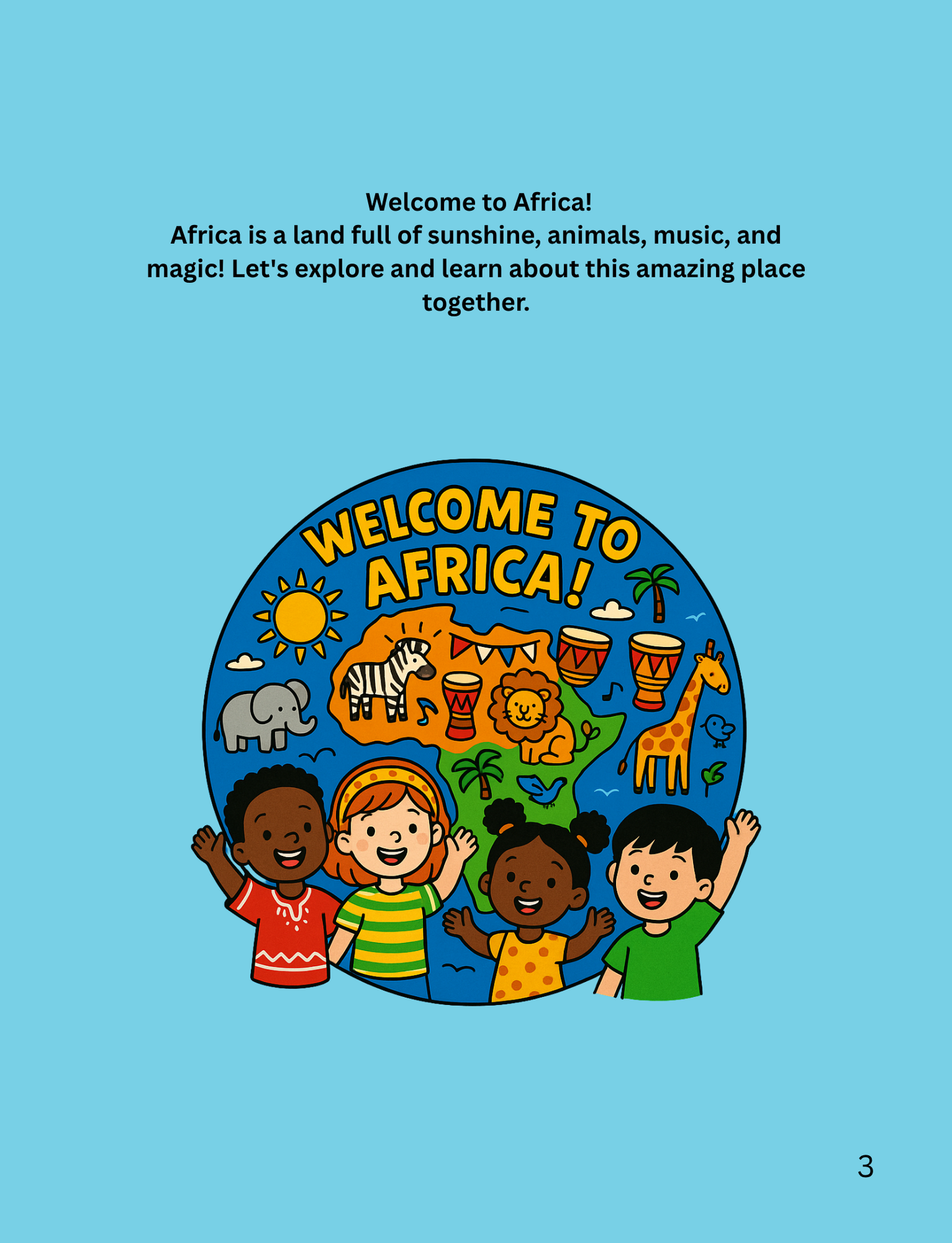 Africa For Kids: Explore the Amazing Continent! (Africa Adventures)