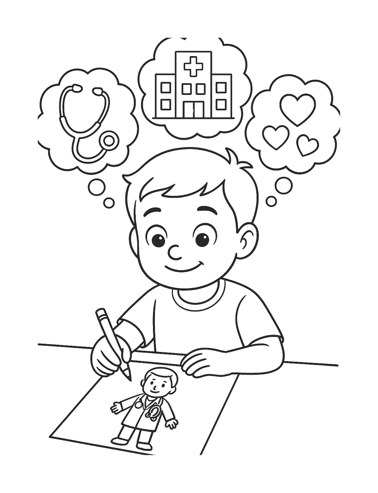 🩺 When I Grow Up, I Want to Be a Doctor – Coloring & Learning Fun!